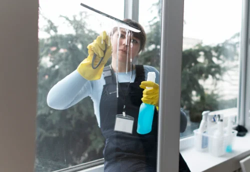 Nettoyage de vitres intérieures et extérieures à Bruyères-le-Châtel